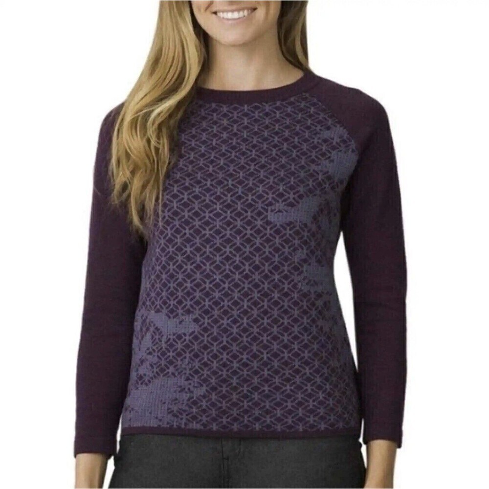 PRANA ‘Antonia’ Wool Blend Pullover Sweater. Size XL